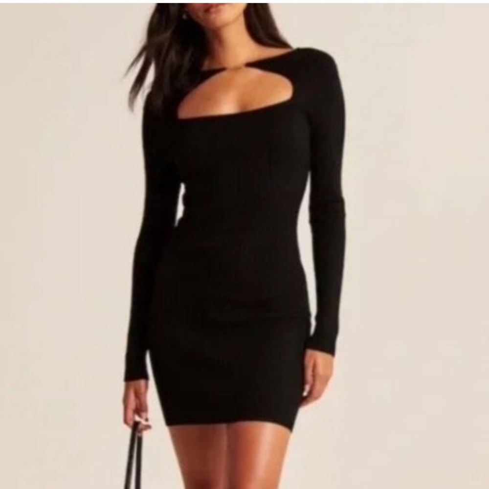 Black Abercrombie & Fitch sweater dress